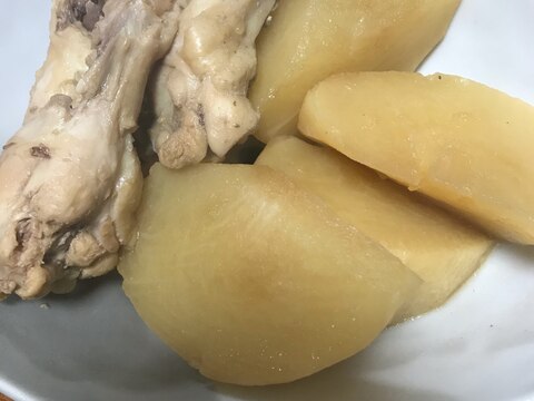 丸大根と手羽元のあっさり煮